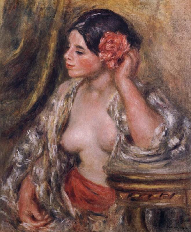 Pierre-Auguste Renoir Gabrielle a Sa Coiffure oil painting image